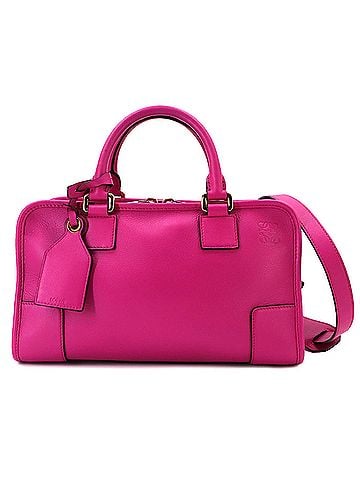 Loewe Loewe Amazona 28 2-way Handbag Shoulder Bag Leather Pink Gold Hardware (view 1)