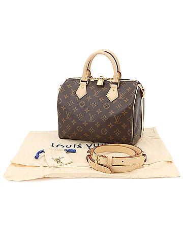 Louis Vuitton Louis Vuitton Speedy Bandouliere 25 Monogram 2-way Hand/Shoulder Handbag Brown M46977 RFID (view 2)