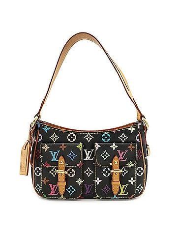Louis Vuitton LOUIS VUITTON Louis Vuitton Monogram Multicolor Lodge PM Shoulder Bag Noir Black M40054 (view 2)