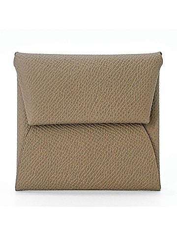 Hermès HERMES Bastia Veau Epsom Wallet/Coin Purse Compact Wallet Beige Marfa (view 2)
