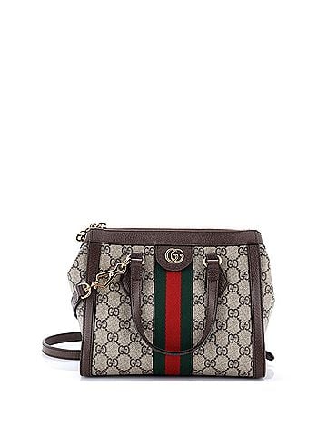 Gucci Ophidia Top Handle Tote GG Coated Canvas Small (view 1)