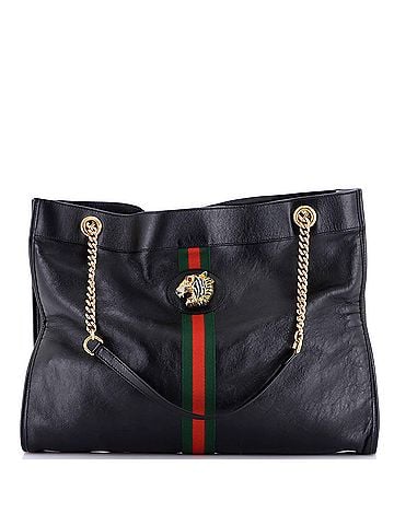 Gucci Rajah Chain Tote Leather Large (view 1)
