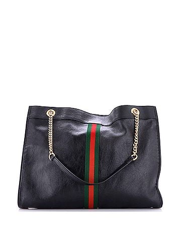 Gucci Rajah Chain Tote Leather Large (view 2)