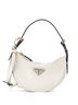 Prada 100% Leather White Arque Half Moon Hobo Leather Small One size - photo 1