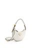 Prada 100% Leather White Arque Half Moon Hobo Leather Small One size - photo 3