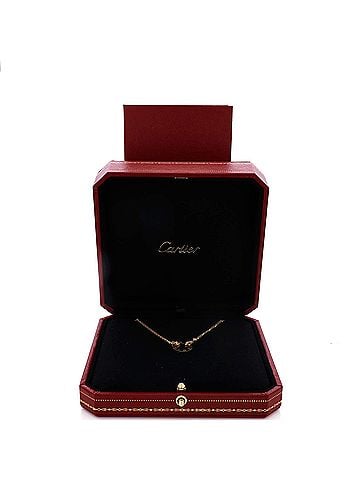 Cartier 2 Diamonds Love Pendant Necklace 18K Yellow Gold and Diamonds (view 2)