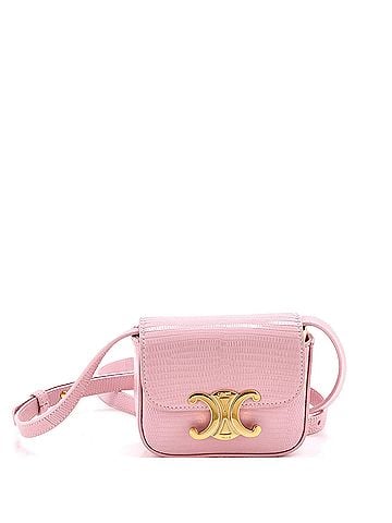 Céline Claude Shoulder Bag Lizard Mini (view 1)