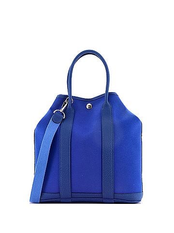 Hermès Garden File Tote Toile and Leather 28 (view 1)