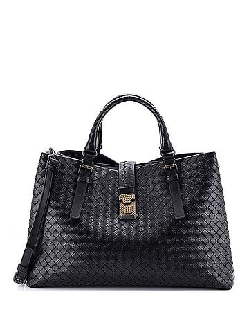 Bottega Veneta Roma Bag Intrecciato Nappa Medium (view 1)