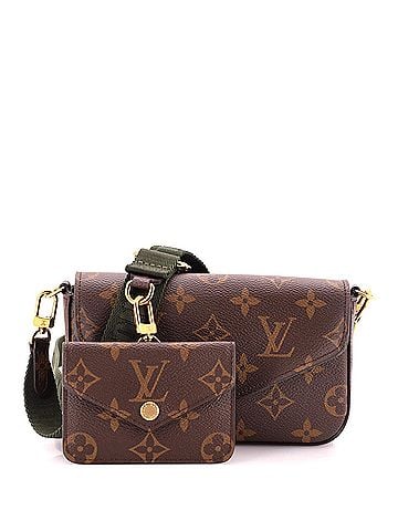 Louis Vuitton Felicie Strap &amp; Go Handbag Monogram Canvas (view 1)