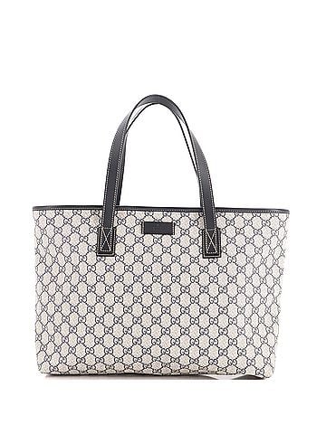 Gucci Plus Tote GG Coated Canvas with Leather Medium (view 1)