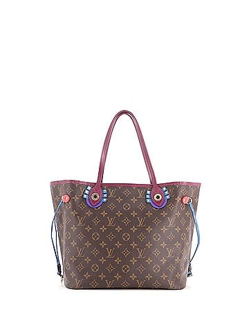 Louis Vuitton Neverfull NM Tote Limited Edition Totem Monogram Canvas with Leather MM (view 2)