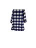 Ann Taylor LOFT Checkered-gingham Blue White Jacket Size S - photo 2
