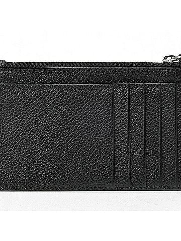 Balenciaga Balenciaga Cash Large Long Coin Card Holder 640535 Leather Black (view 2)