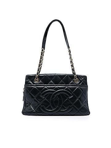 Chanel CC Quilted Caviar Soft Tote (view 1)
