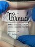 Thread 100% Polyester Tan Thread Cocktail Dress Size 10 - photo 4