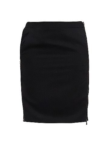 Moschino Moschino Pencil Skirt in Black Acetate (view 1)