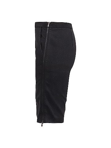 Moschino Moschino Pencil Skirt in Black Acetate (view 2)