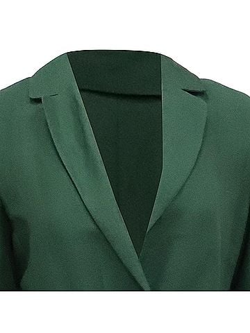 Max Mara 'S Max Mara Sofia Blazer in Green Linen (view 2)
