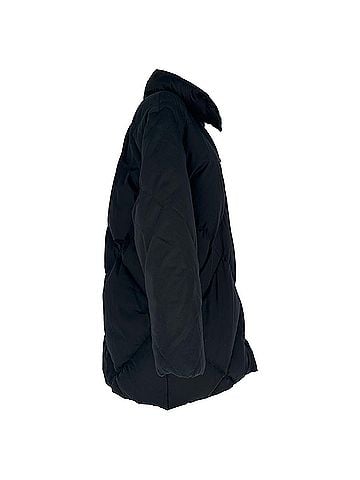 Burberry Burberry Diamond Quilted Coat in Black Cotton (view 2)