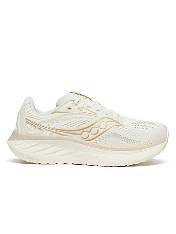 Saucony Women's Ride 18 Shoes in Vanilla (view 2)