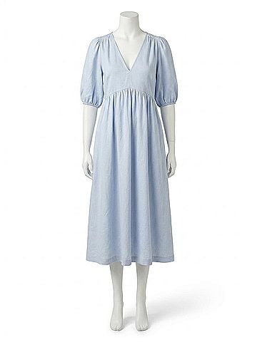 Hatch The Nikki Maternity Dress in Breeze Blue (view 1)