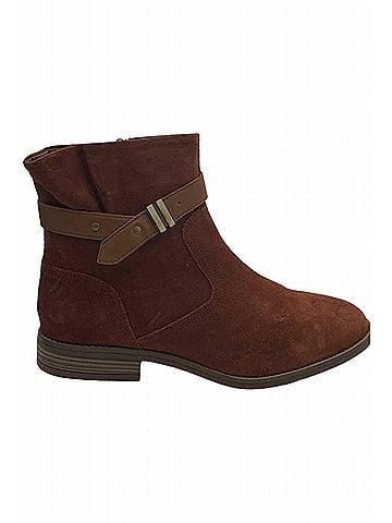 Clarks Women's Camzin Strap Boot in Mahogany (view 1)