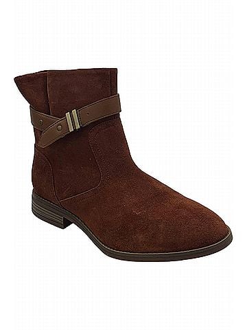 Clarks Women's Camzin Strap Boot in Mahogany (view 2)