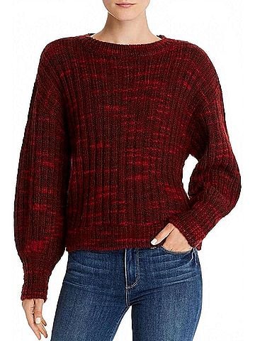 Parker Caims Marled Sweater in Ruby Multi (view 2)