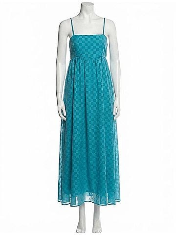 Minkpink Lucille Maxi Dress in Teal (view 1)