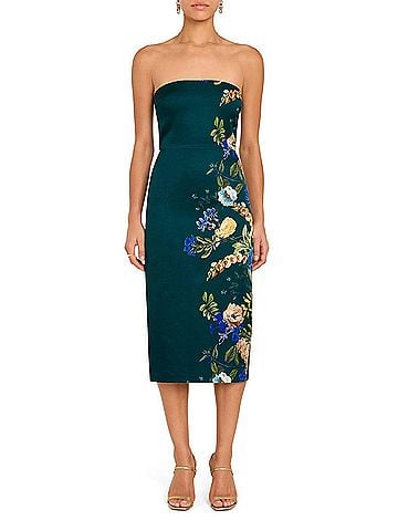 Amanda Uprichard Shawna Dress in Paradise Print (view 2)