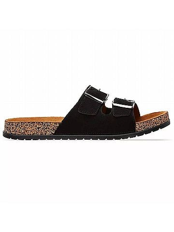 Andrea Women's Double Buckle Strap Sandals (view 1)