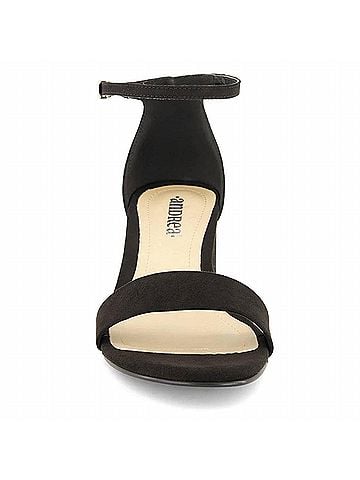 Andrea Women's Ankle-Strap Sandals in Black (view 2)