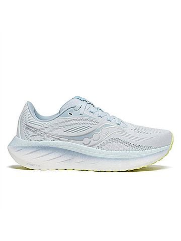 Saucony Women's Ride 18 Shoes in Ice Melt/Dream (view 1)