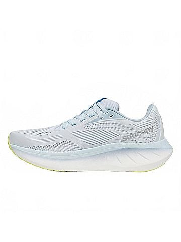 Saucony Women's Ride 18 Shoes in Ice Melt/Dream (view 2)