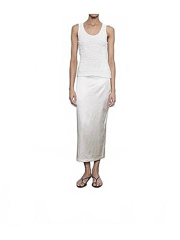 Enza Costa Dimension Tank in Off White (view 2)