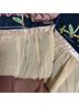 Mary Frances 100% Cotton Floral Black Brown Green Yellow Denim Jacket Size S - photo 5