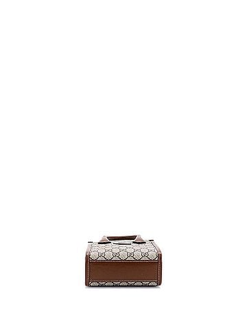 Gucci Interlocking G Patch Tote GG Coated Canvas Mini (view 2)