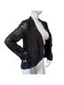 BCBGeneration 100% Polyester Leopard Print Black Silver Blazer Size M - photo 5