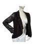 BCBGeneration 100% Polyester Leopard Print Black Silver Blazer Size M - photo 15