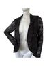 BCBGeneration 100% Polyester Leopard Print Black Silver Blazer Size M - photo 13