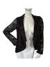 BCBGeneration 100% Polyester Leopard Print Black Silver Blazer Size M - photo 9