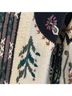 Curio Floral Ivory Brown Green Pullover Sweater Size S - photo 6