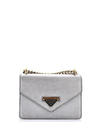 Prada Envelope Flap Chain Shoulder bag Saffiano Leather Small (view 1)