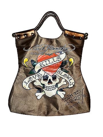 Ed Hardy Leather Tote (view 1)