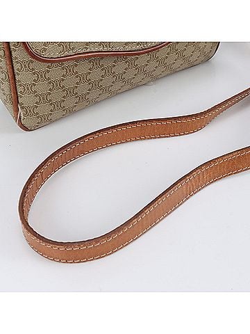 Céline Celine Macadam Leather Shoulder Bag Crossbody for Women (view 2)