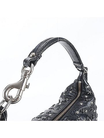 Jimmy Choo Jimmy Choo Sky Bag Star Studded Leather Shoulder Black Women's (view 2)