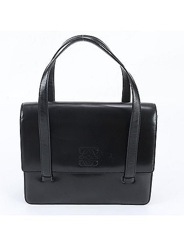 Loewe Loewe Anagram Leather Tote Bag Shoulder Handbag Black Women's (view 1)