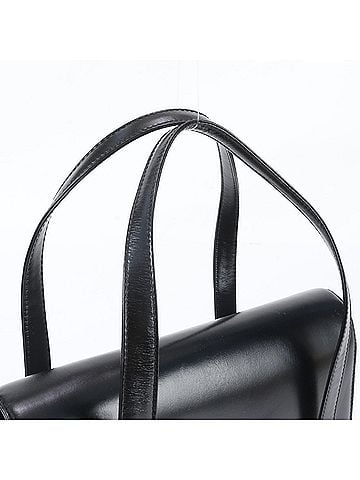 Loewe Loewe Anagram Leather Tote Bag Shoulder Handbag Black Women's (view 2)