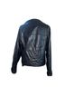 Cache 100% Leather Black Brown Leather Jacket Size XS - photo 2